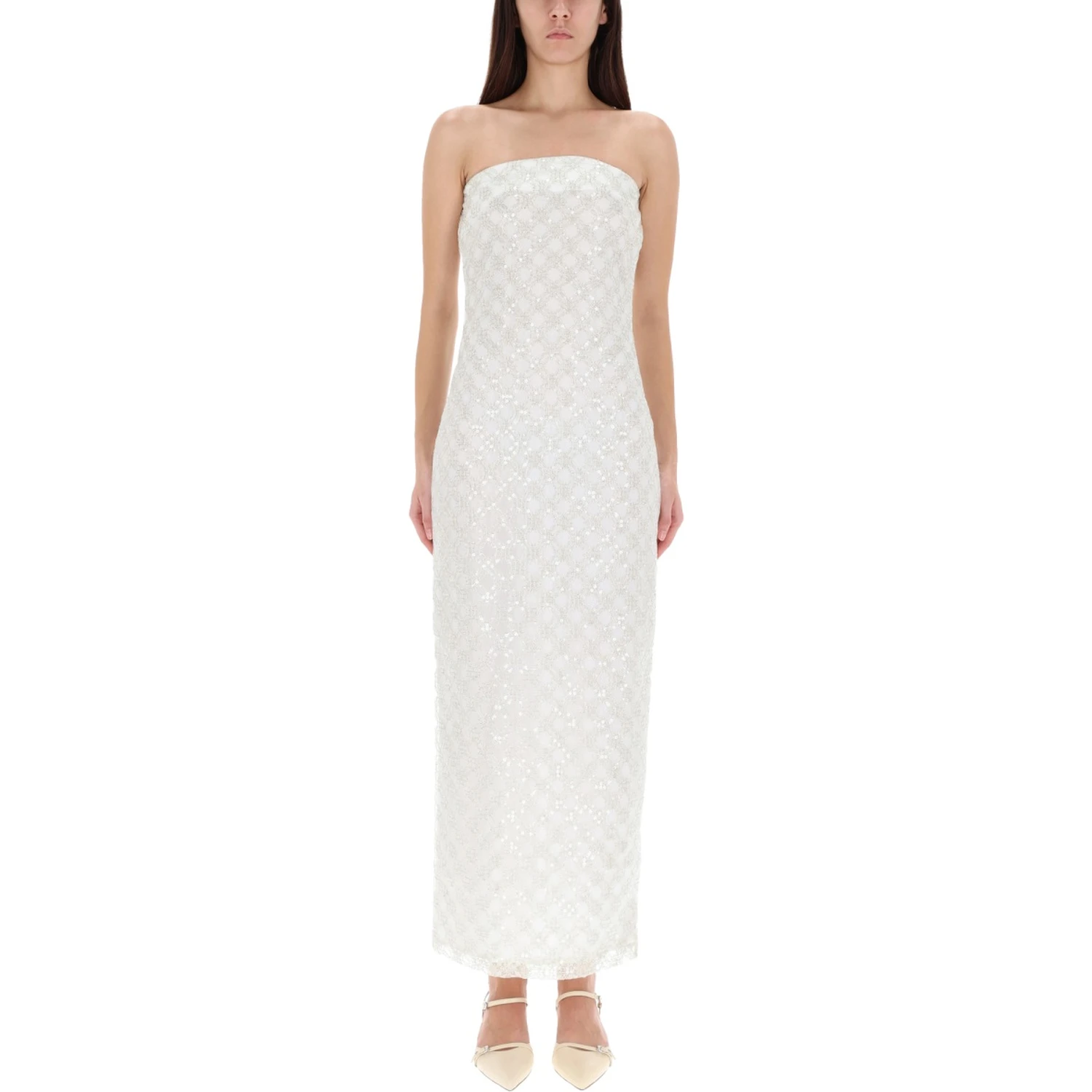 LONG DRESS WITH BEADS