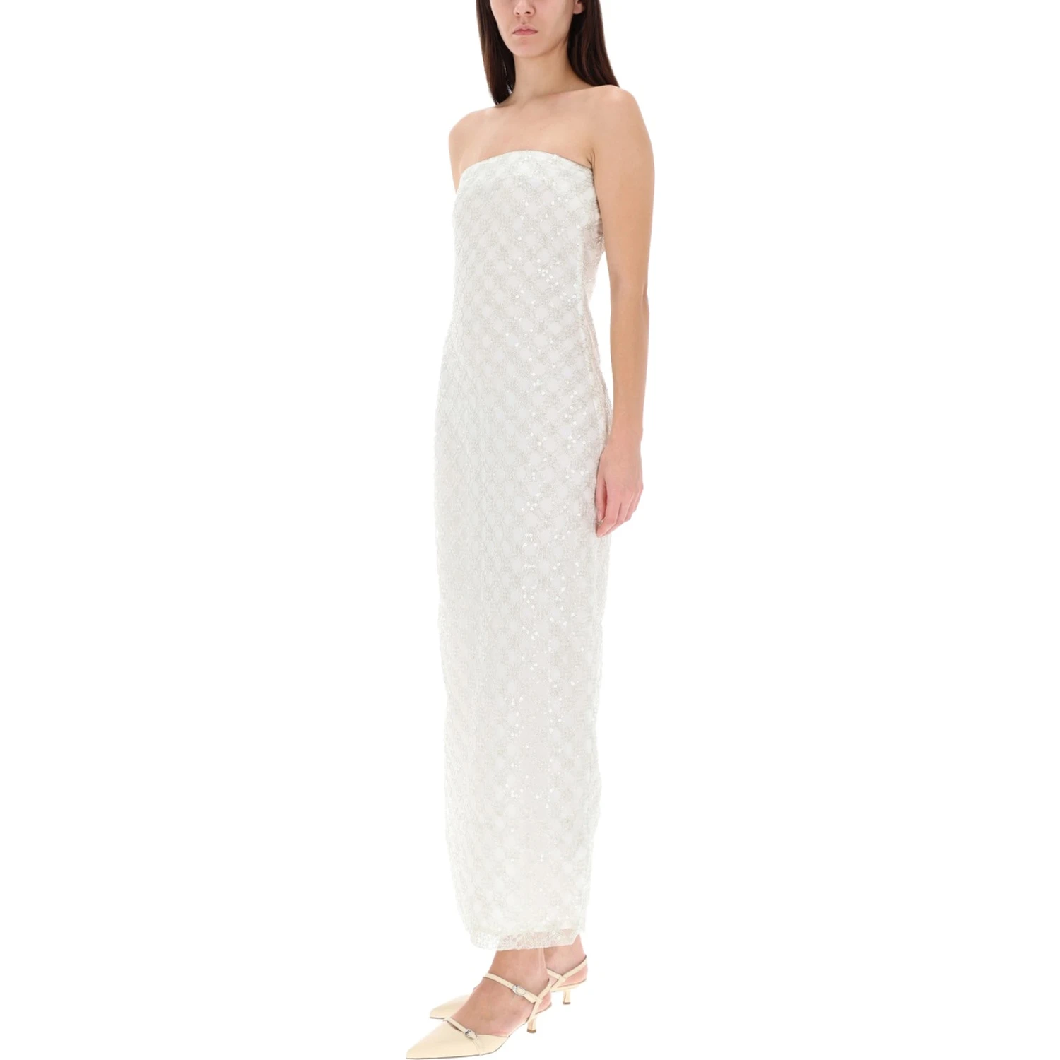 LONG DRESS WITH BEADS