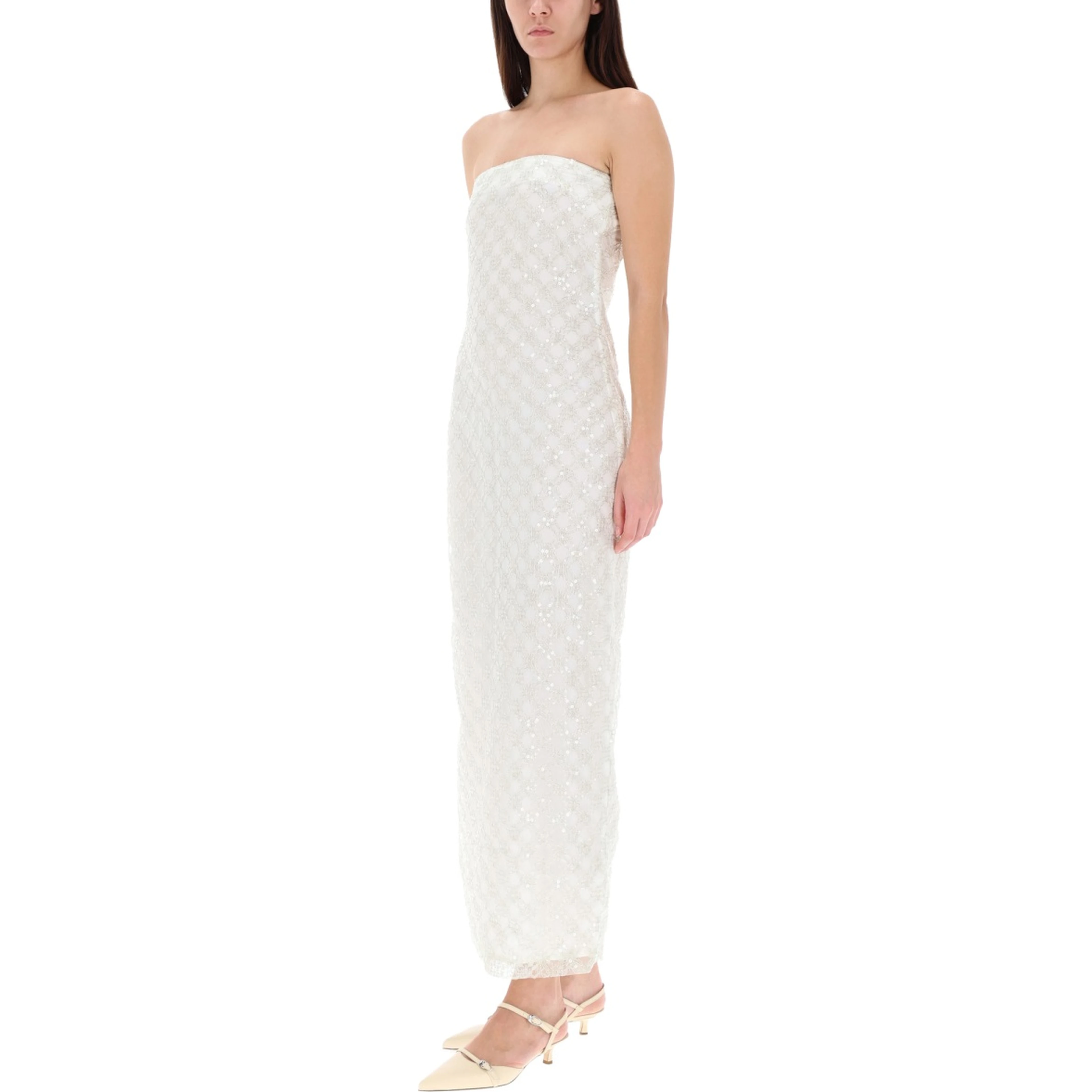 LONG DRESS WITH BEADS