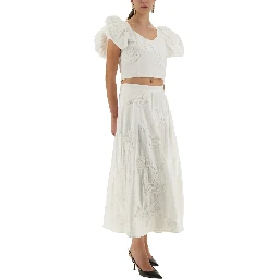 COTTON TOP WITH PUFF SLEEVES