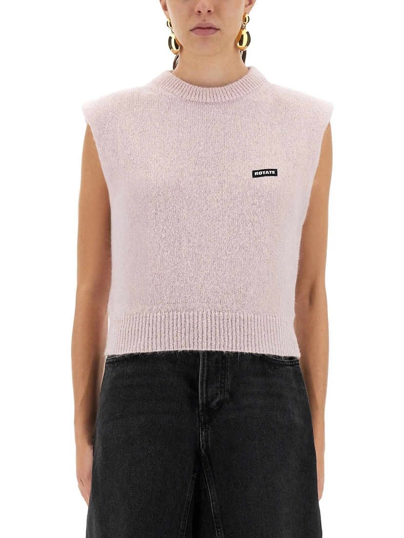 SHORT VEST SHIRT WITH LOGO