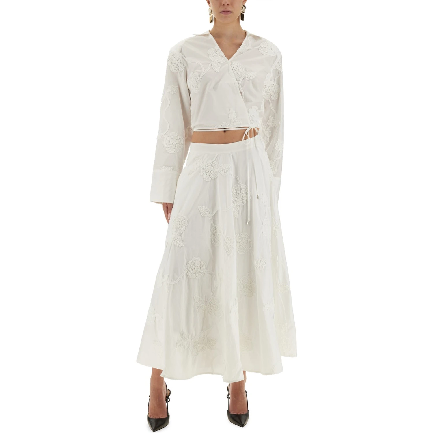 WRAP-AROUND SHIRT TOP
