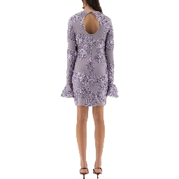 3D MESH MINI DRESS