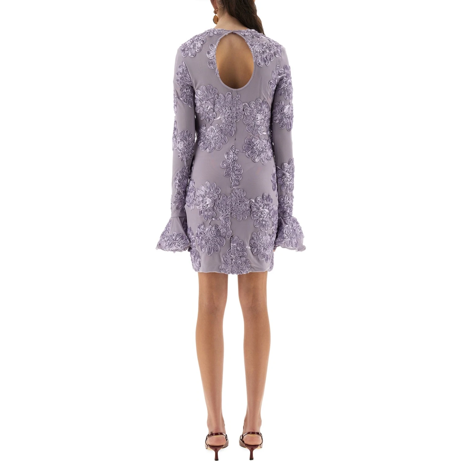 3D MESH MINI DRESS
