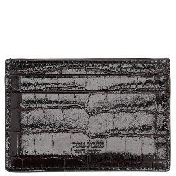 حامل بطاقات جلدي