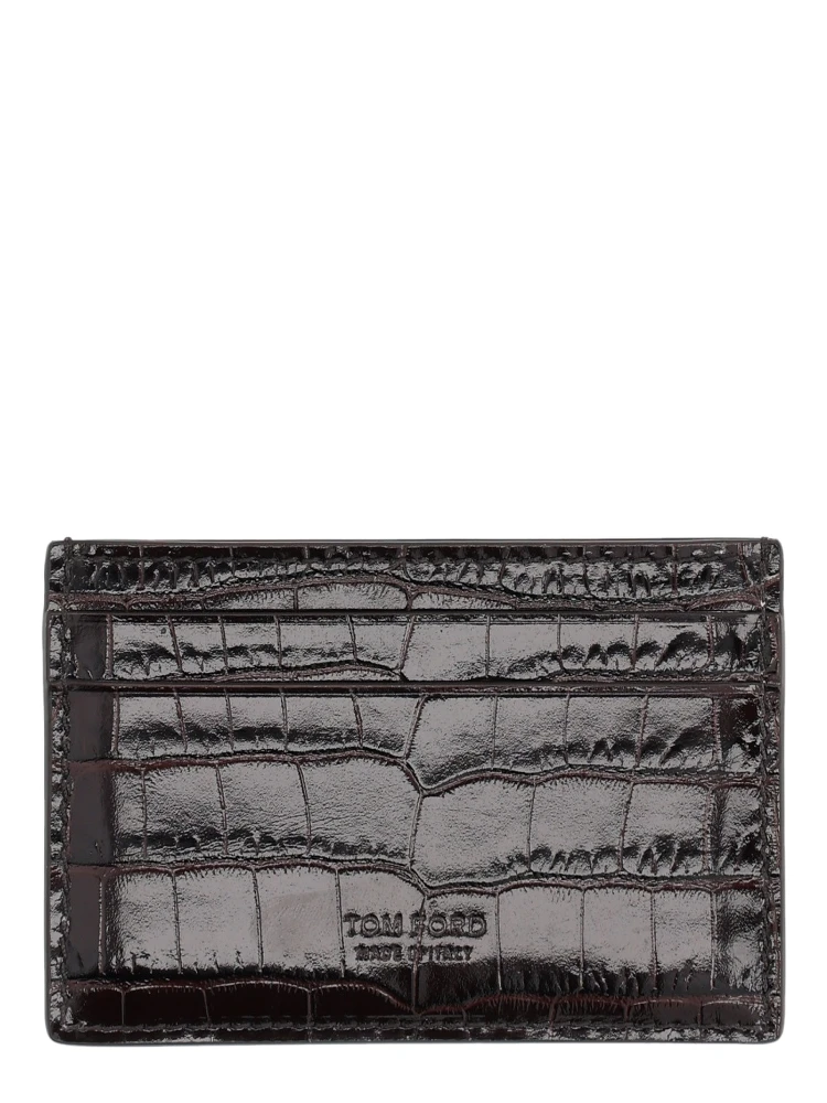 حامل بطاقات جلدي