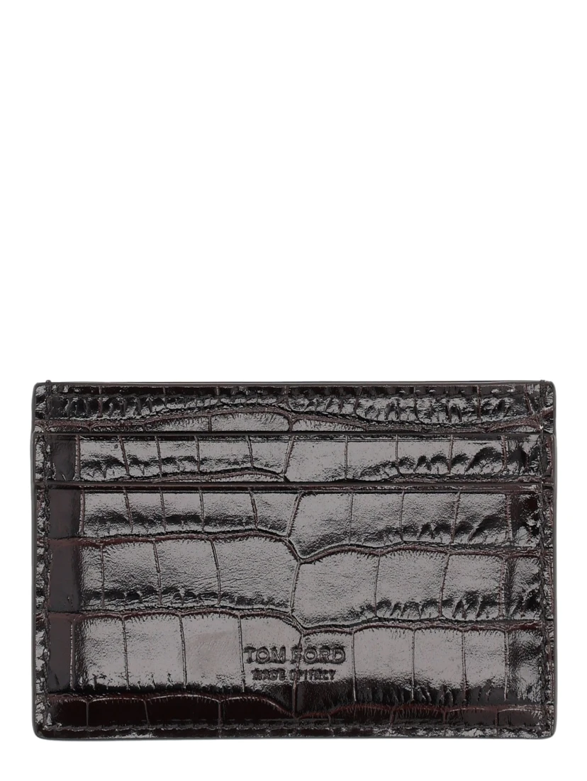 حامل بطاقات جلدي