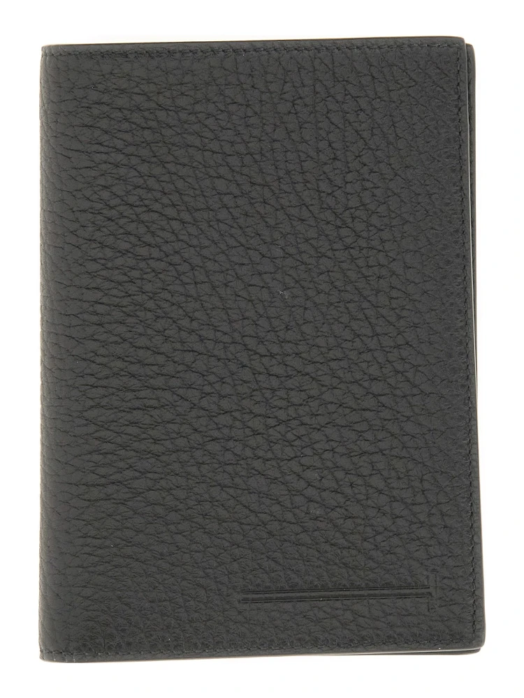 LEATHER "T" CARD HOLDER