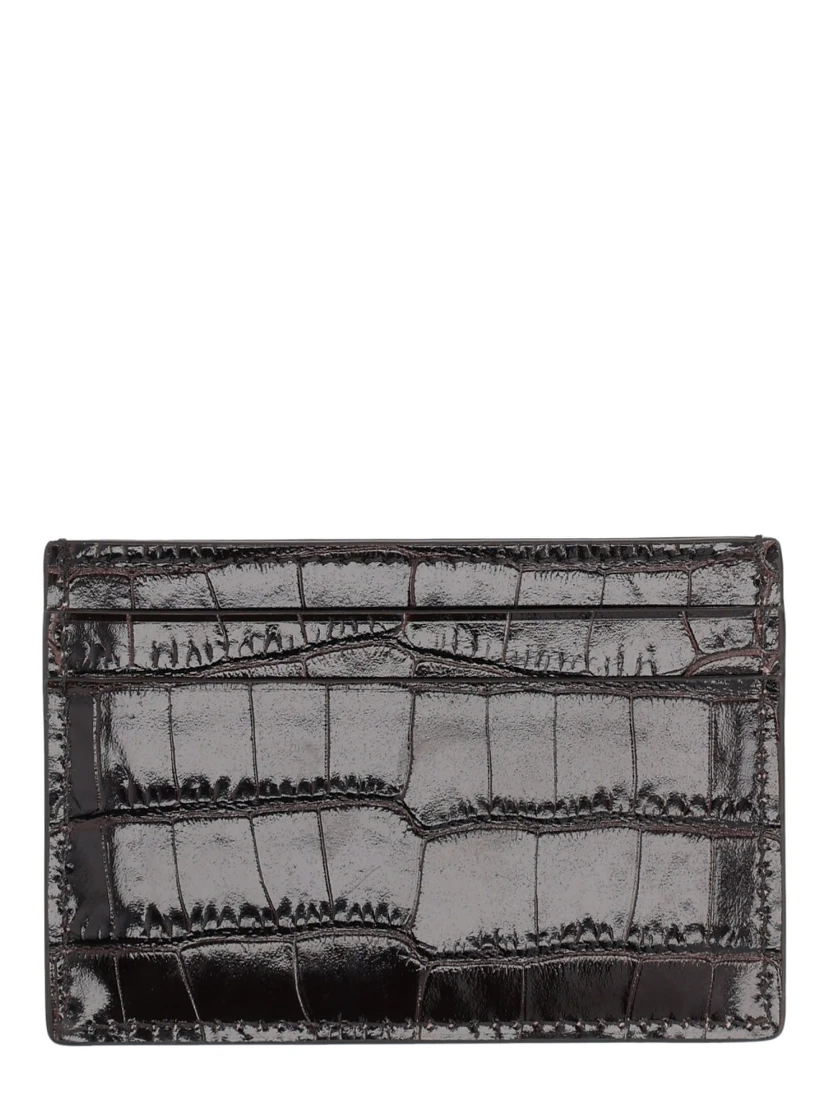 حامل بطاقات جلدي