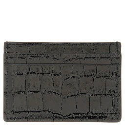 حامل بطاقات جلدي