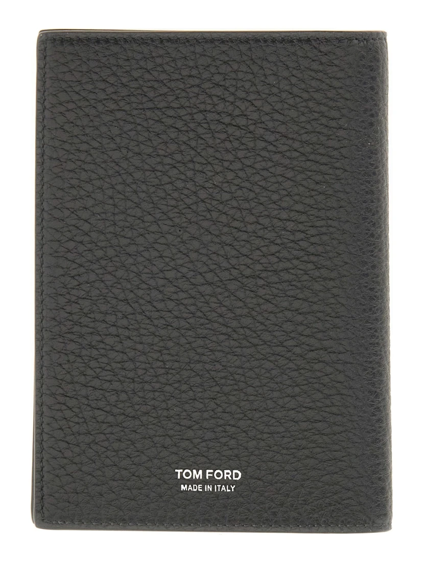 LEATHER "T" CARD HOLDER