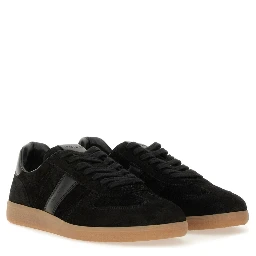 LEATHER SNEAKER WITH LOGO