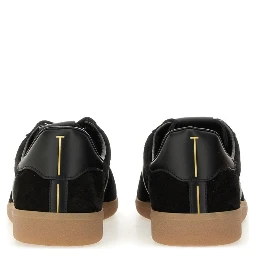 LEATHER SNEAKER WITH LOGO