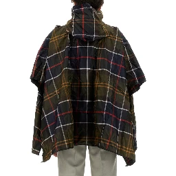 PONCHO WITH TARTAN PATTERN