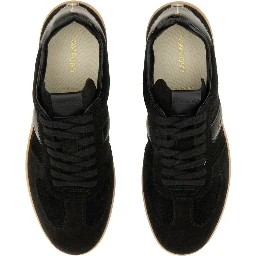 LEATHER SNEAKER WITH LOGO