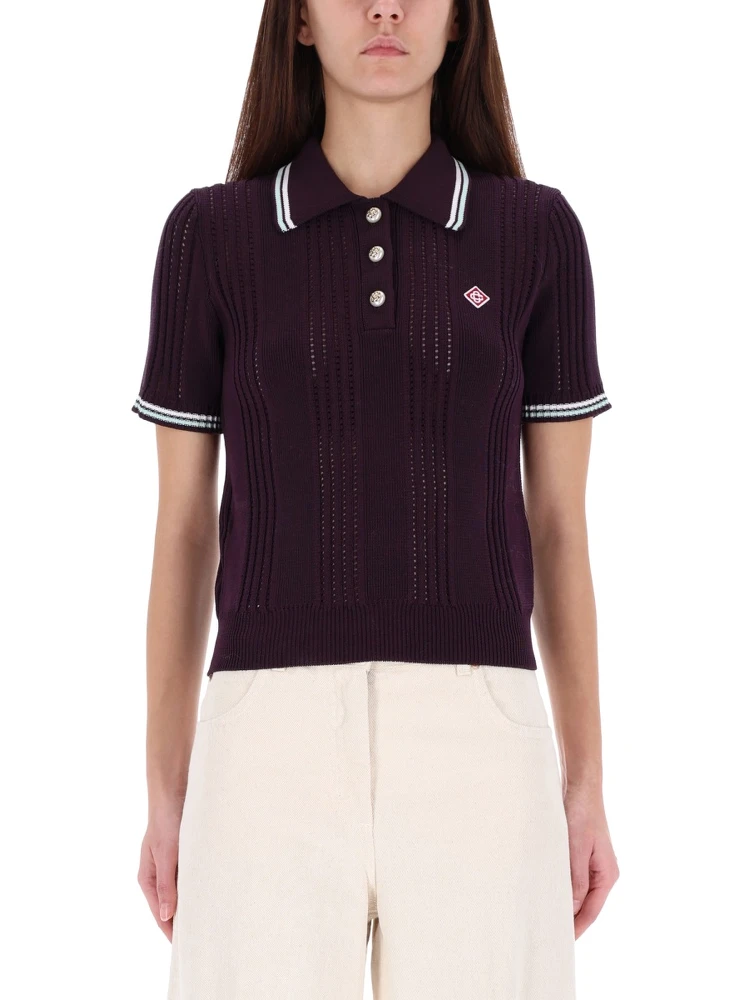 COTTON KNIT POLO SHIRT