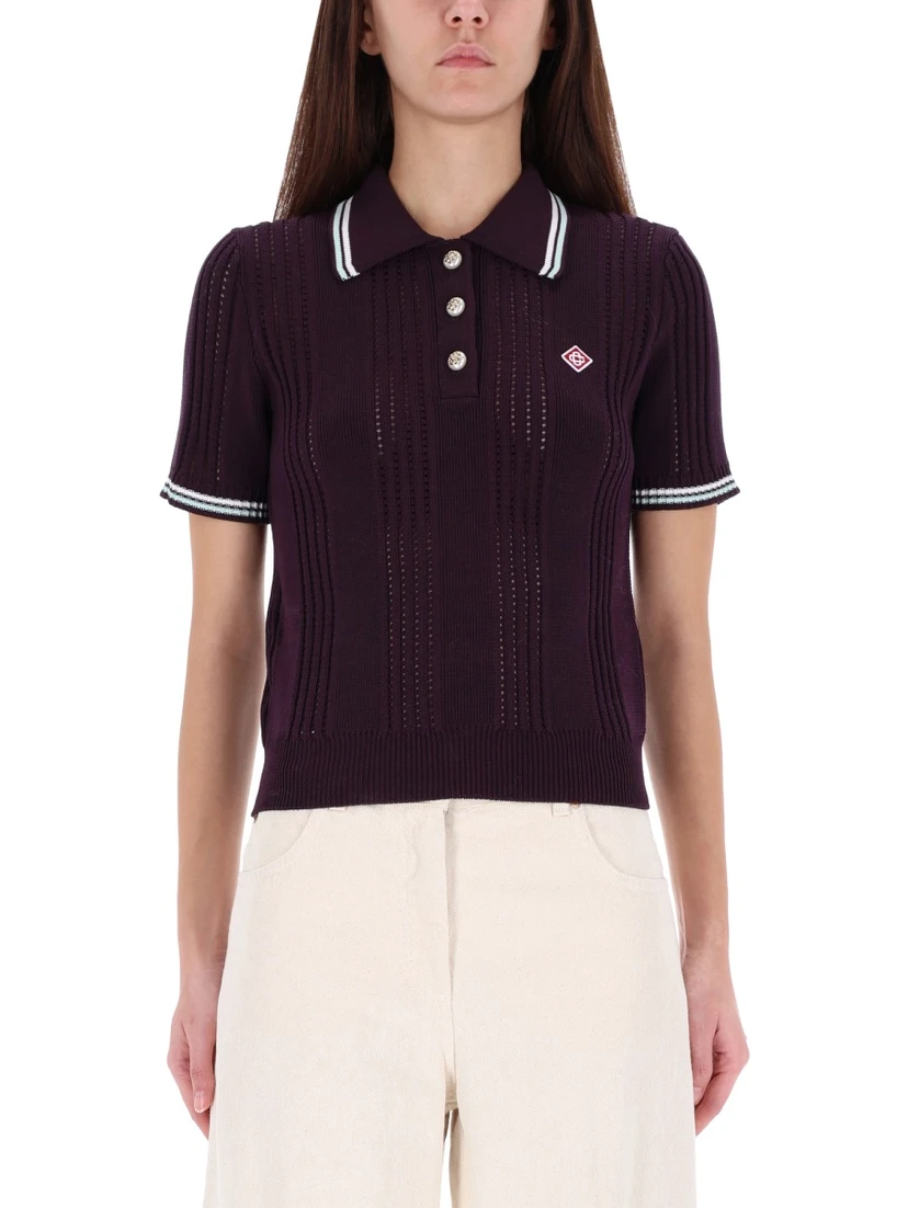COTTON KNIT POLO SHIRT