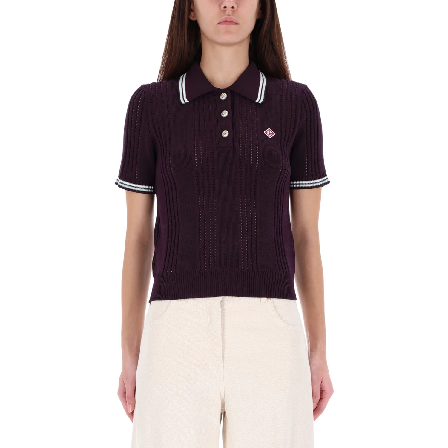 COTTON KNIT POLO SHIRT
