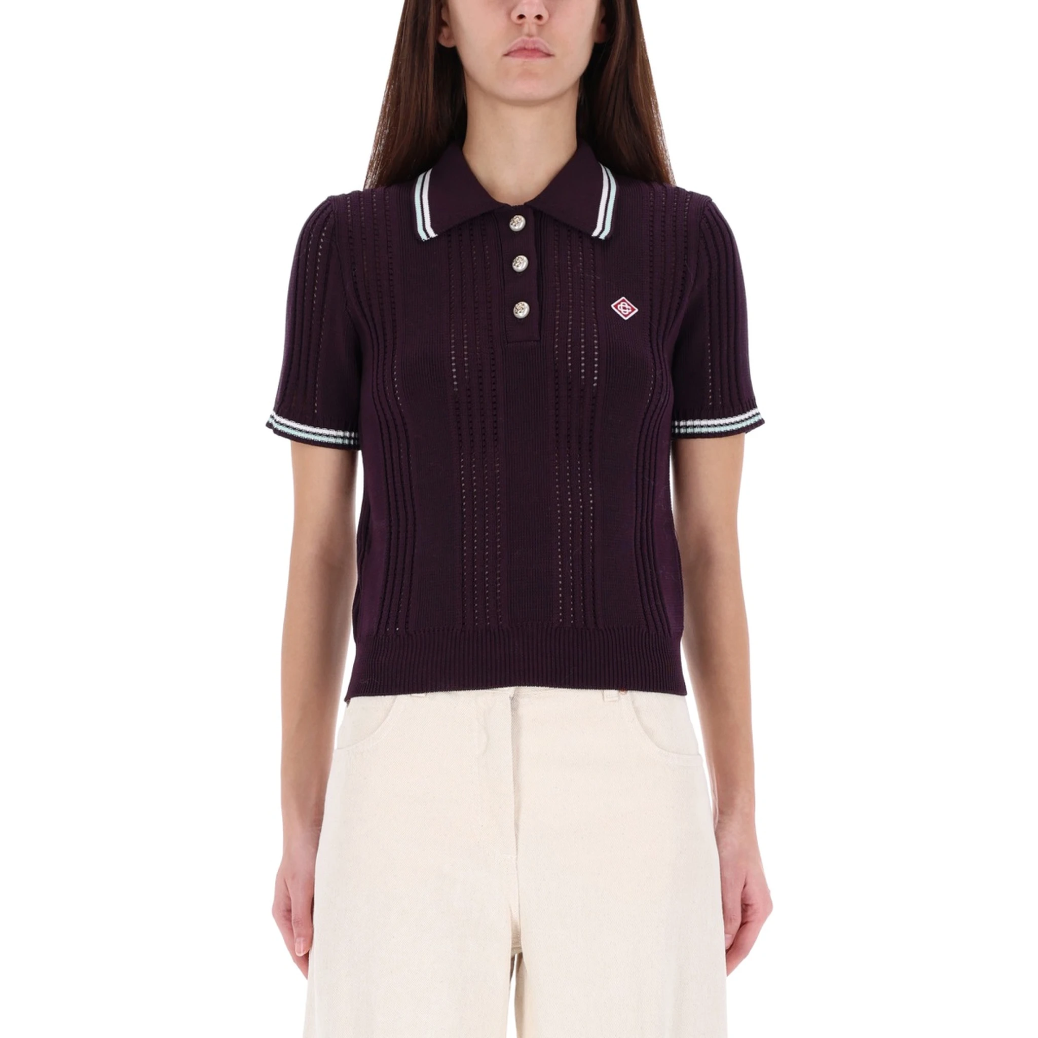COTTON KNIT POLO SHIRT