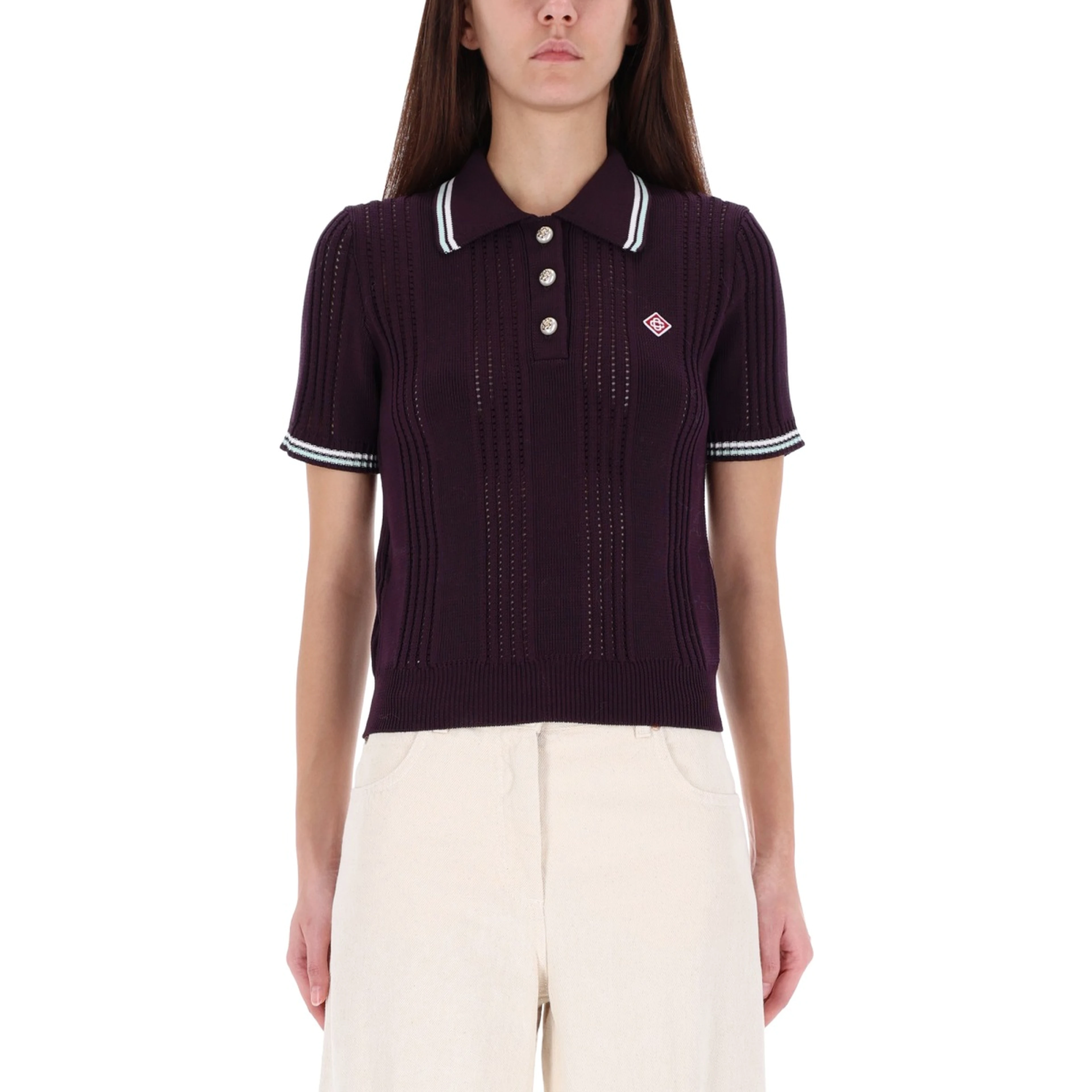 COTTON KNIT POLO SHIRT