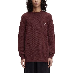PIQUE SWEATER WITH LOGO