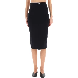 MIDI SKIRT WITH LOGO