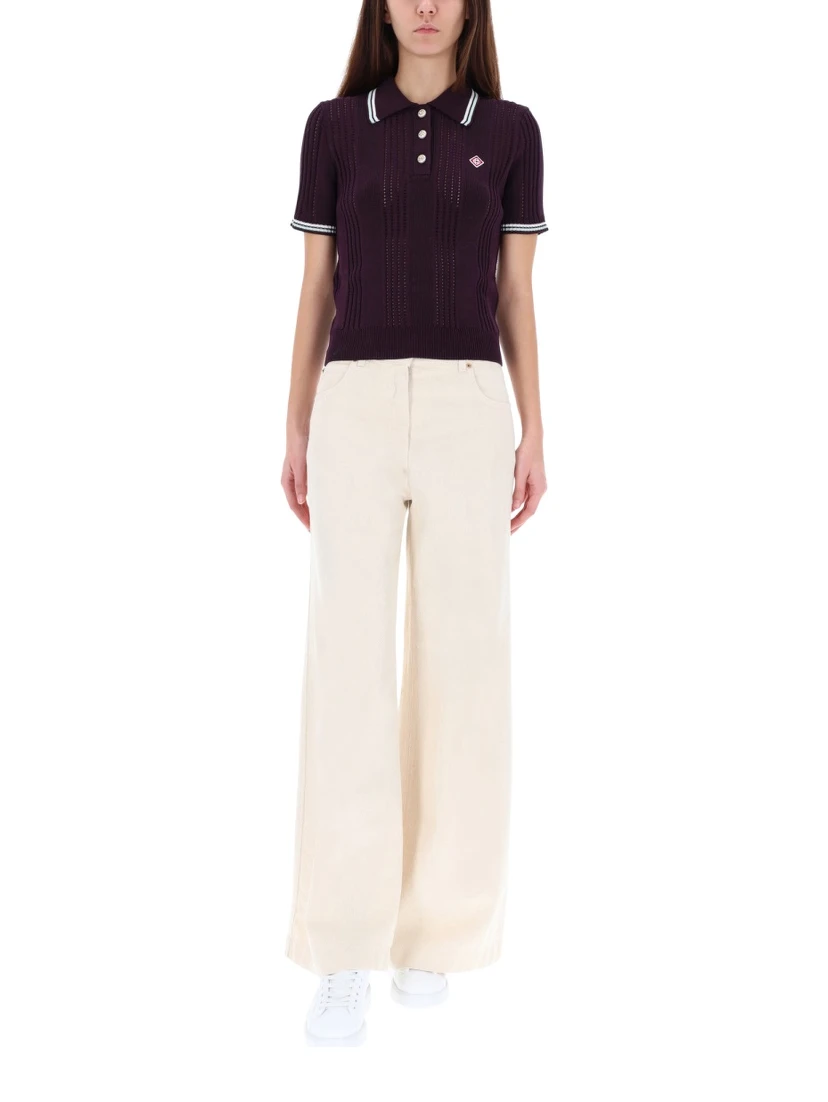 COTTON KNIT POLO SHIRT