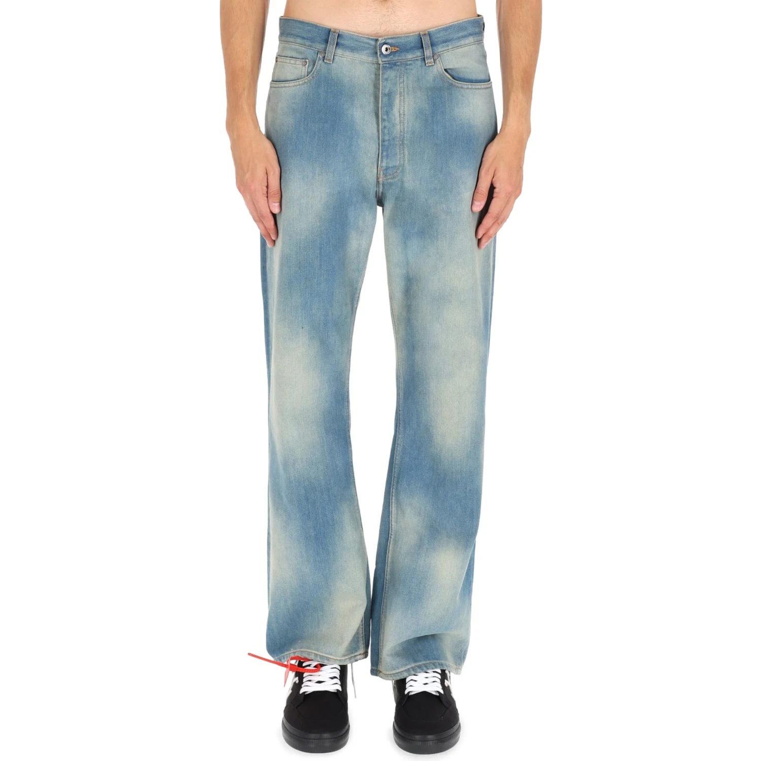 "DIAG RAW PATCH" JEANS