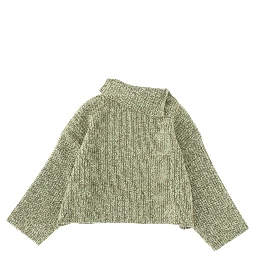 SWEATER WITH SIDE BUTTON CLOSURE