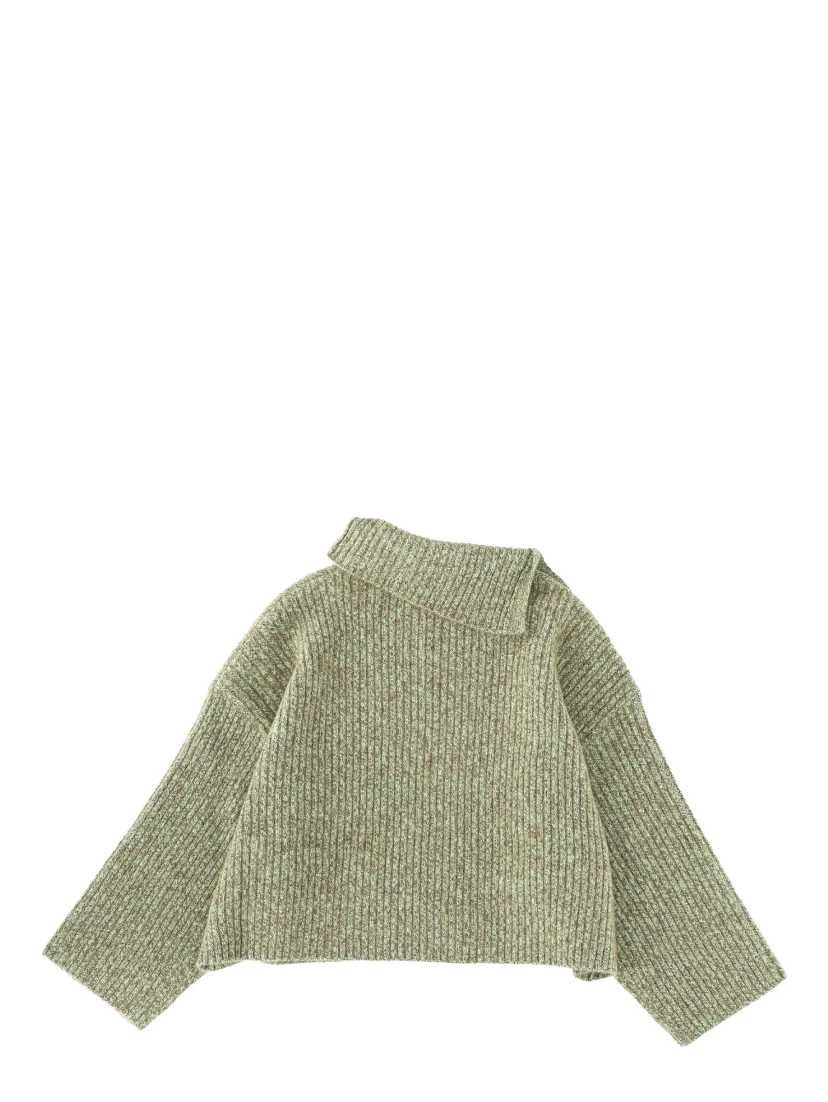 SWEATER WITH SIDE BUTTON CLOSURE