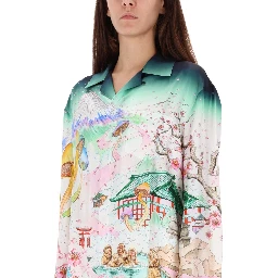 "FLOWER" PRINT SHIRT