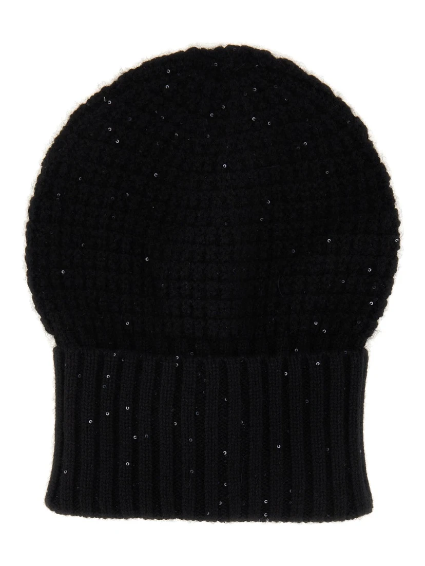 SEQUINED BEANIE