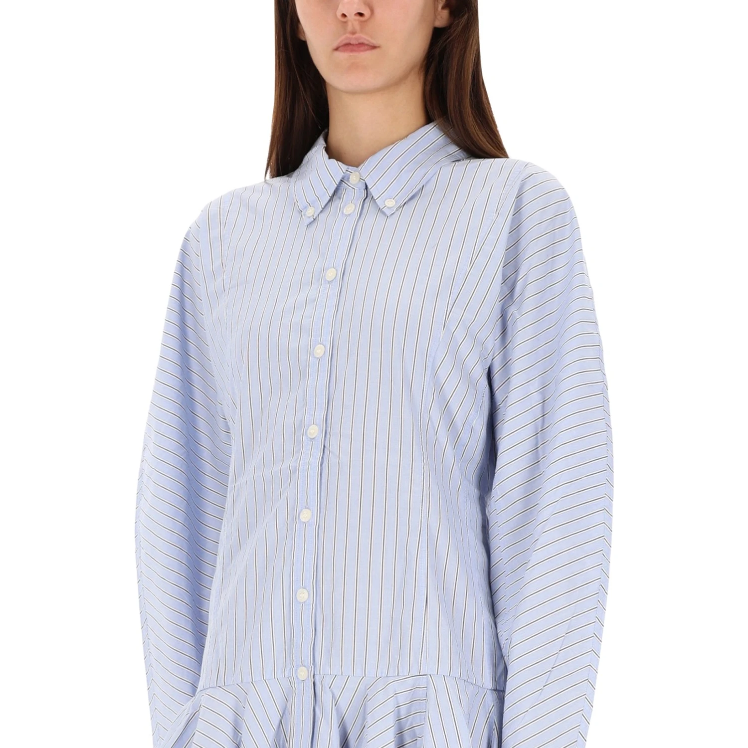 STRIPED CHEMISIER DRESS