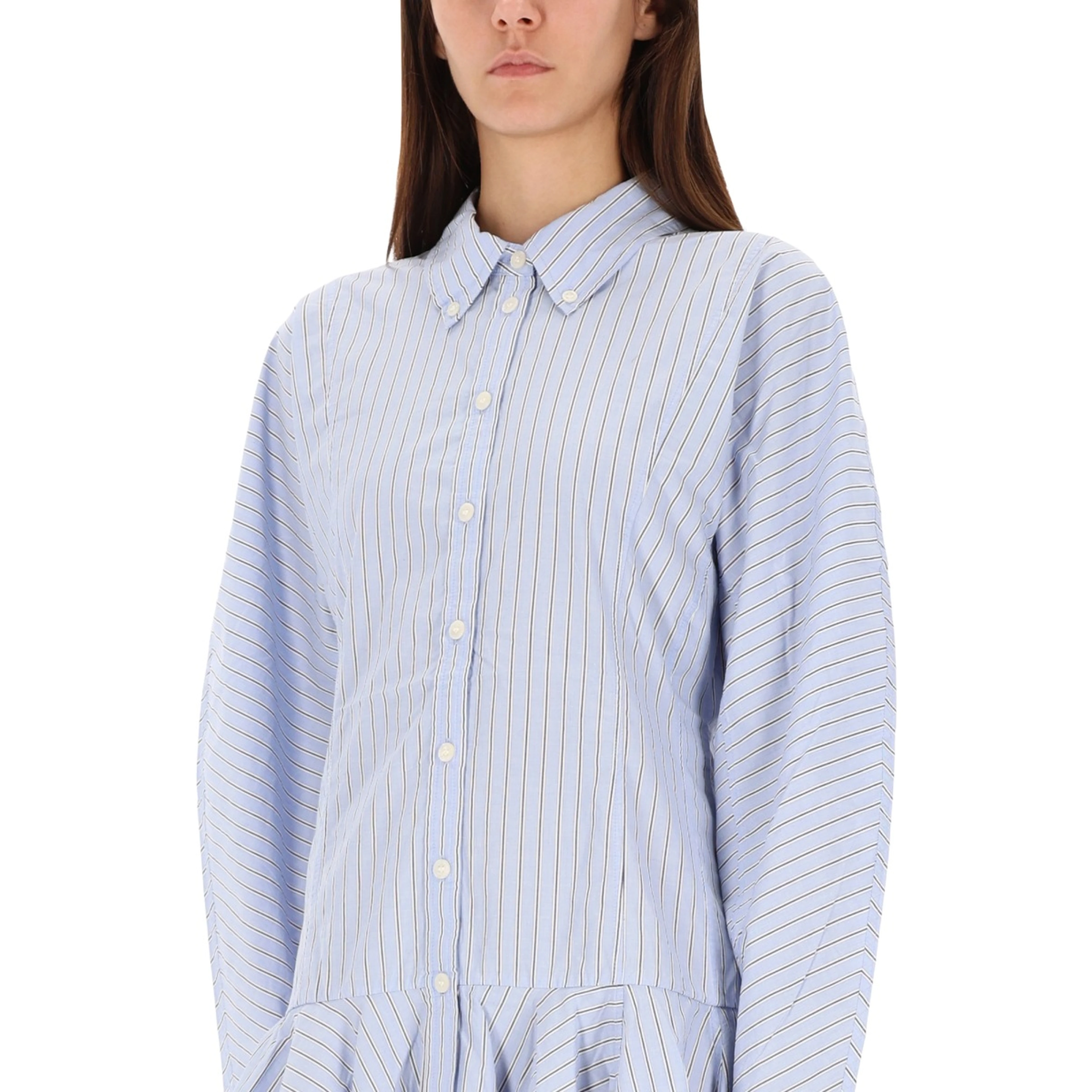 STRIPED CHEMISIER DRESS