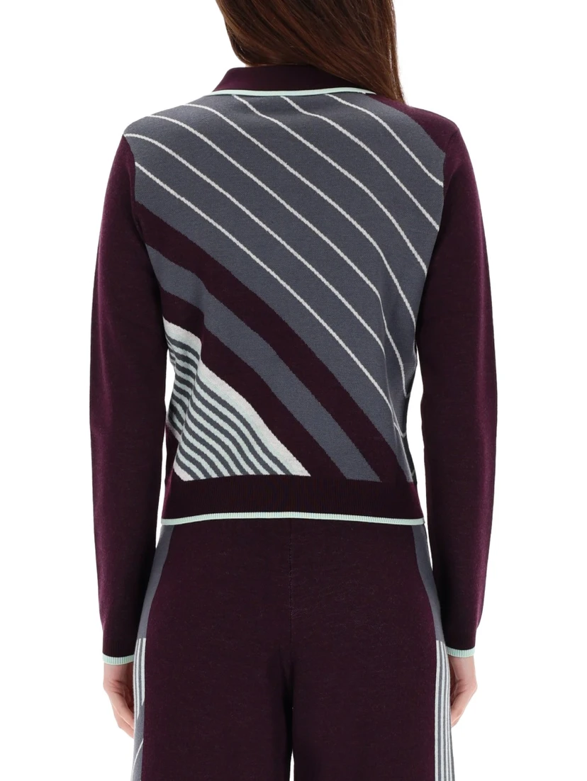 "DIAGONAL" TENNIS POLO SHIRT