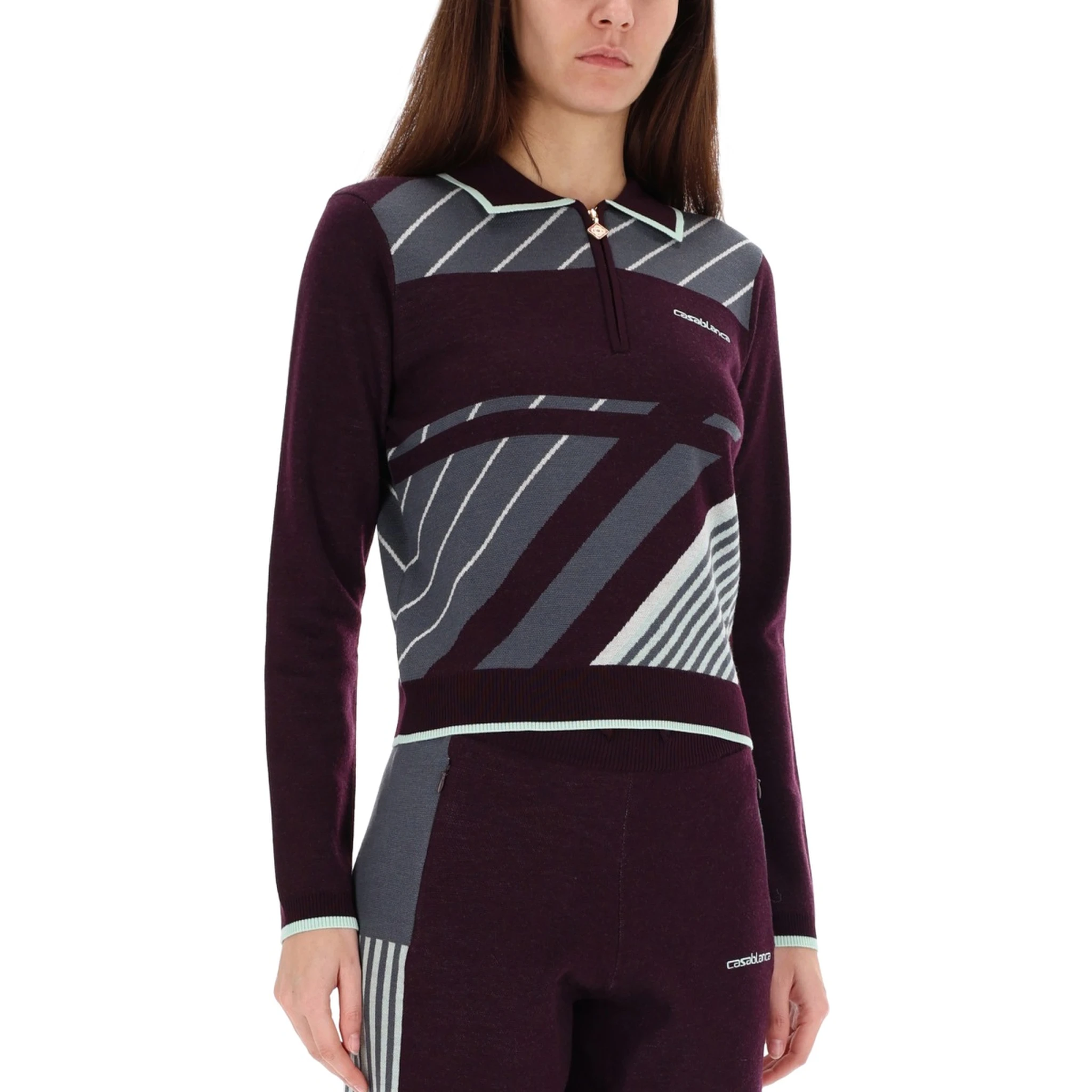 "DIAGONAL" TENNIS POLO SHIRT