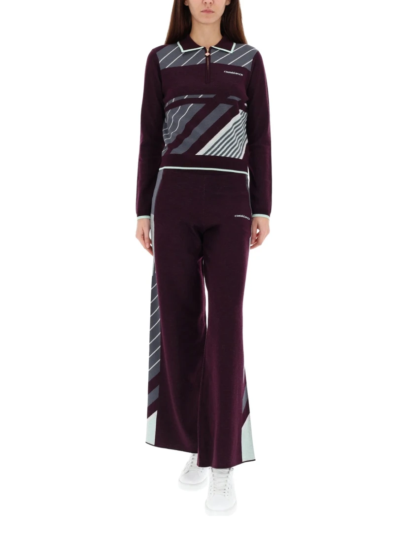 "DIAGONAL" TENNIS PANTS