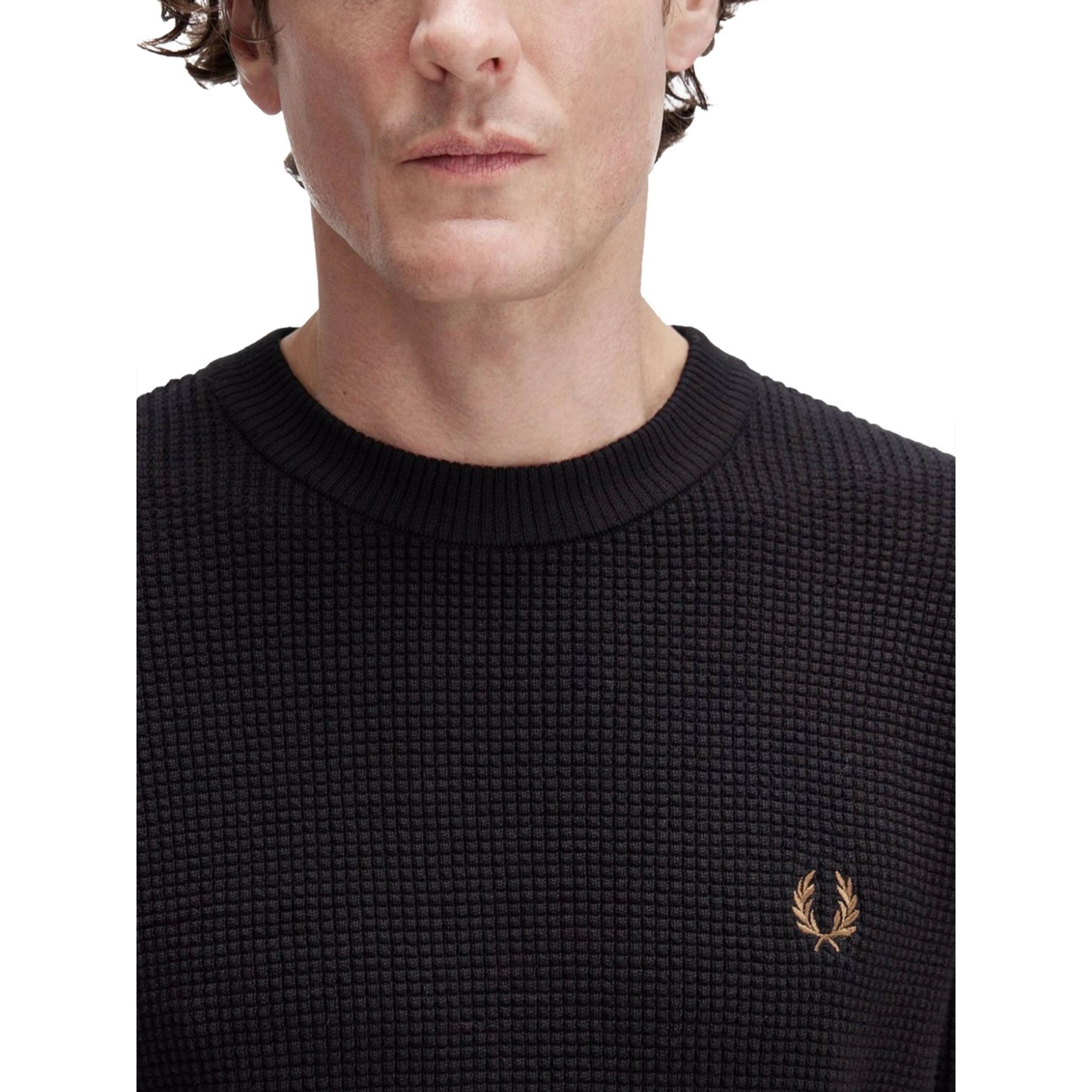 KNIT WITH EMBOSSED WORK