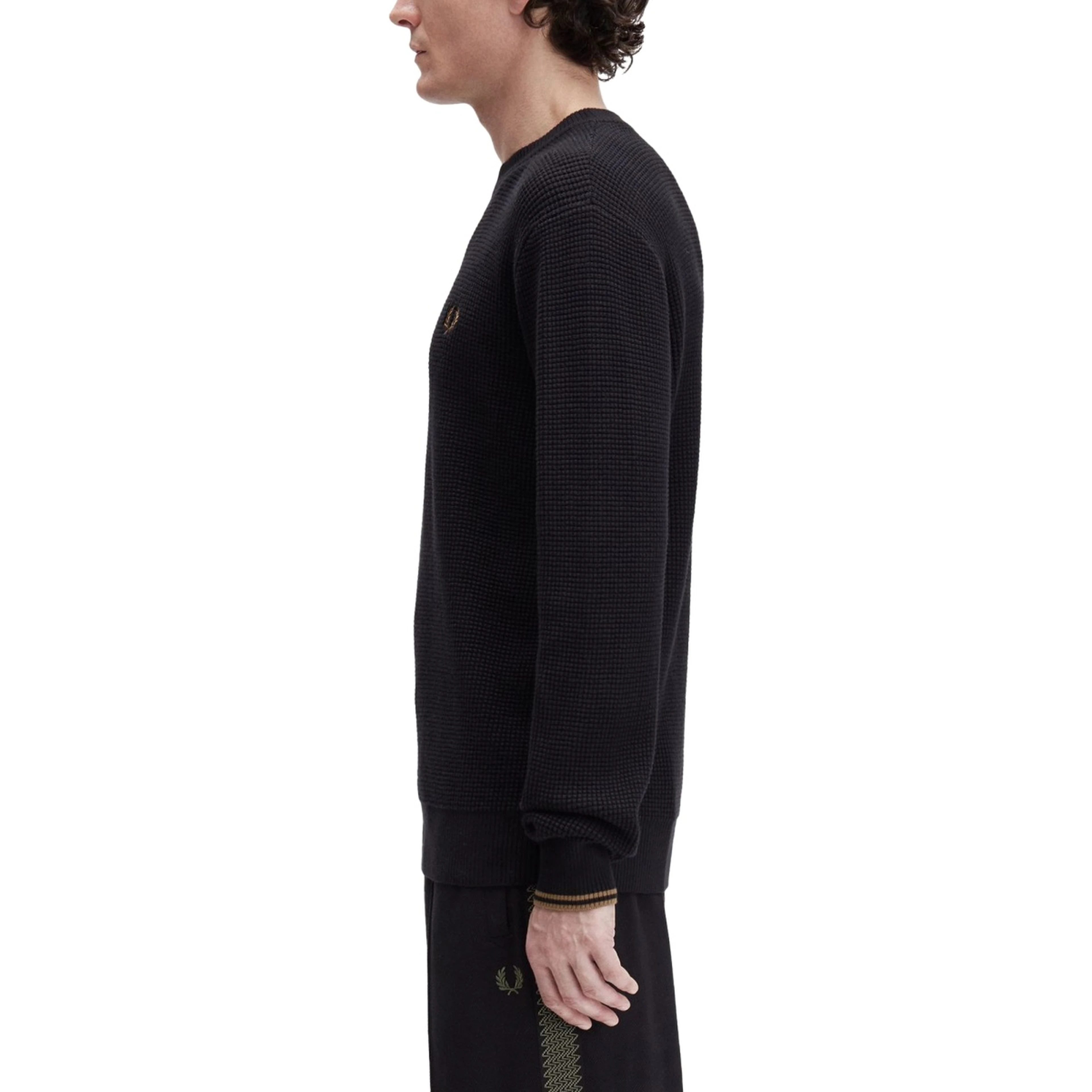 KNIT WITH EMBOSSED WORK