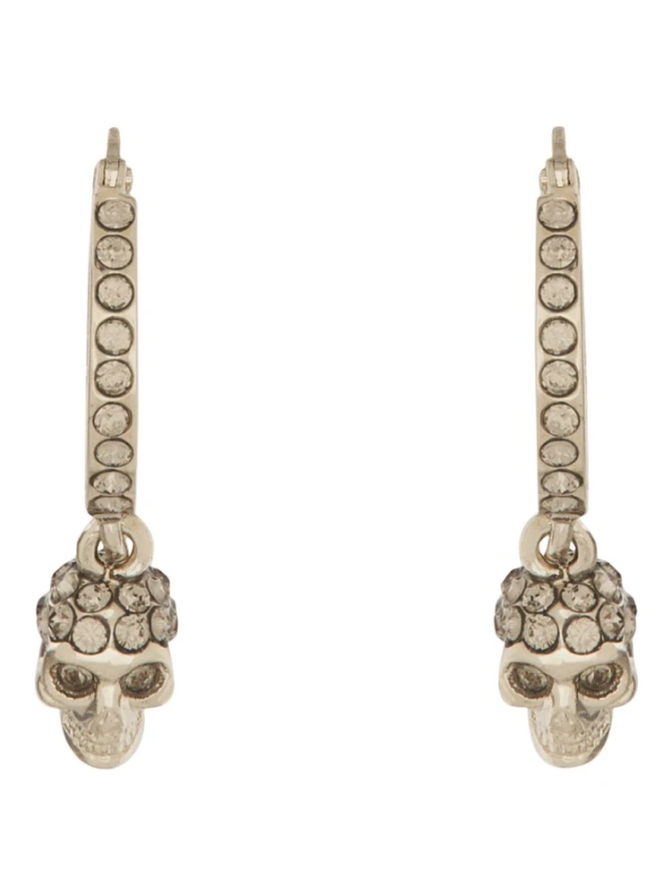 SKULL HOOP EARRINGS