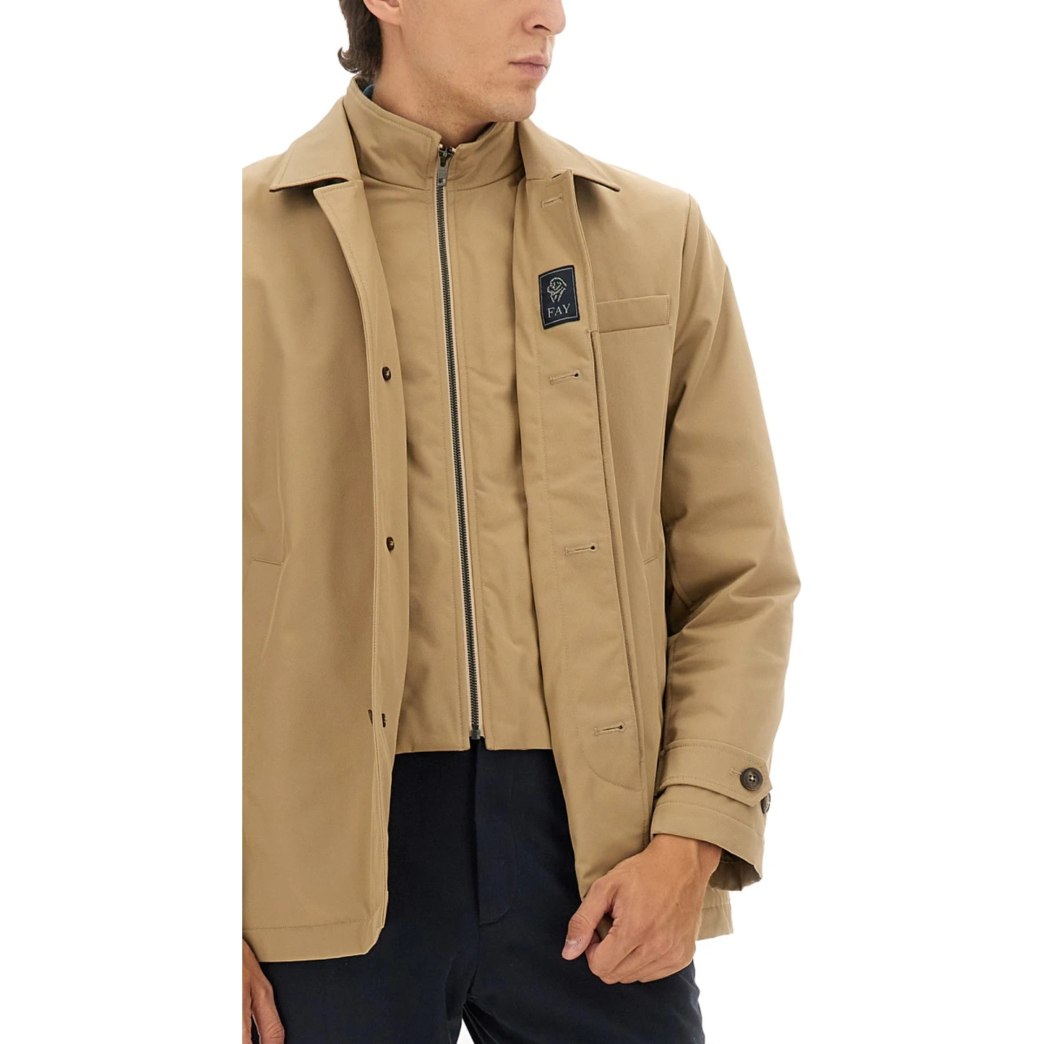 "MORNING" DOUBLE FRONT JACKET