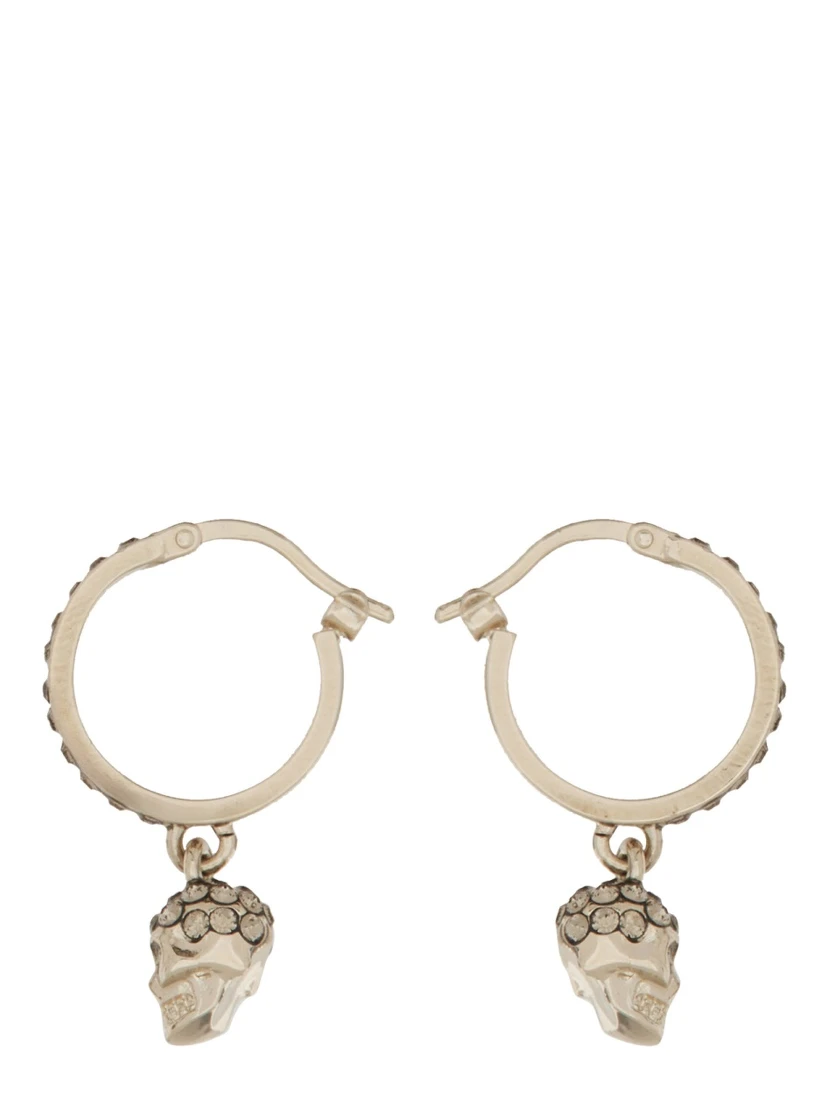 SKULL HOOP EARRINGS