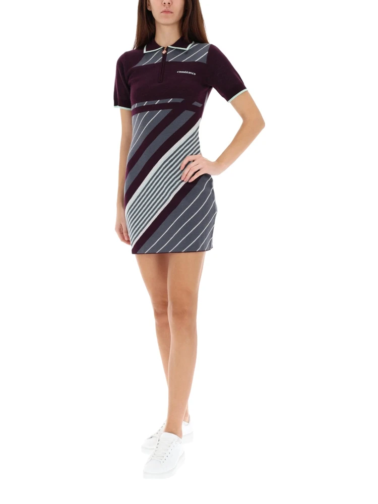 "DIAGONAL" TENNIS POLO DRESS alternative