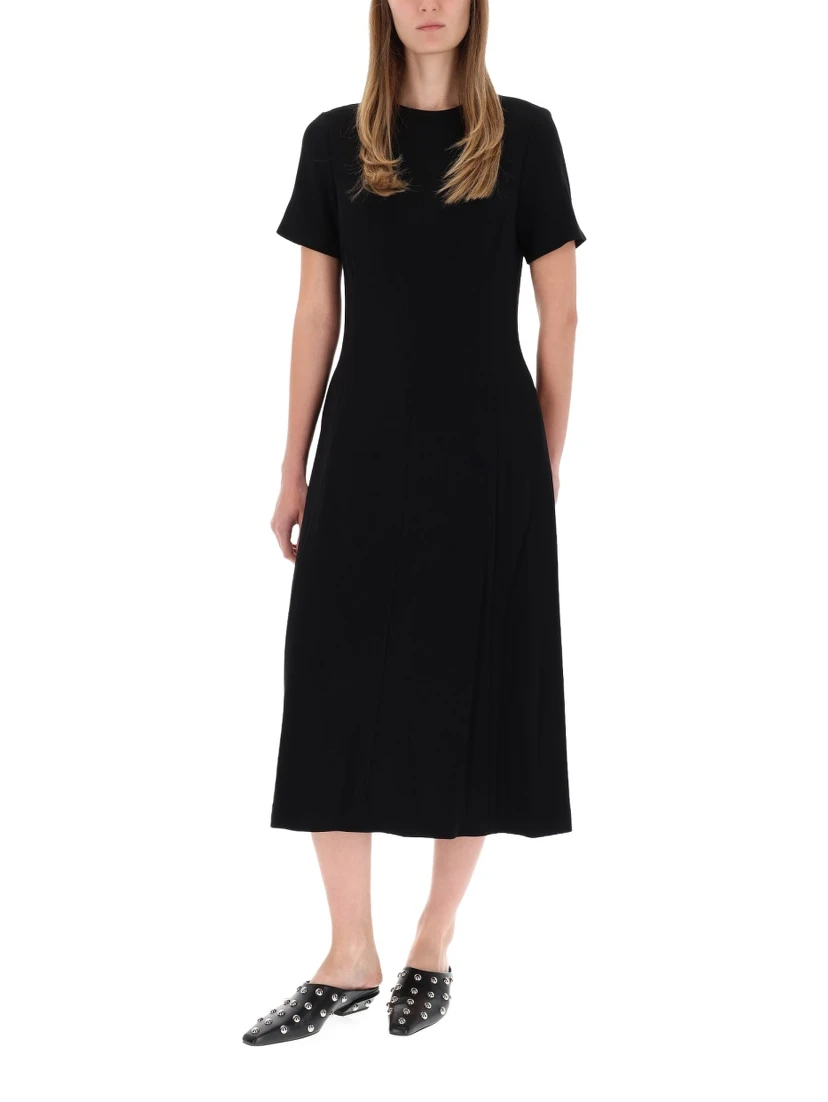 MIDI DRESS IN "ADMIRAL CRÊPE"