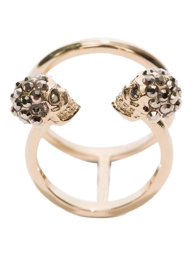 TWIN SKULL DOUBLE RING alternative