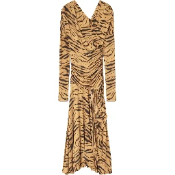 LONG DRESS WITH "ZEBRA" PRINT