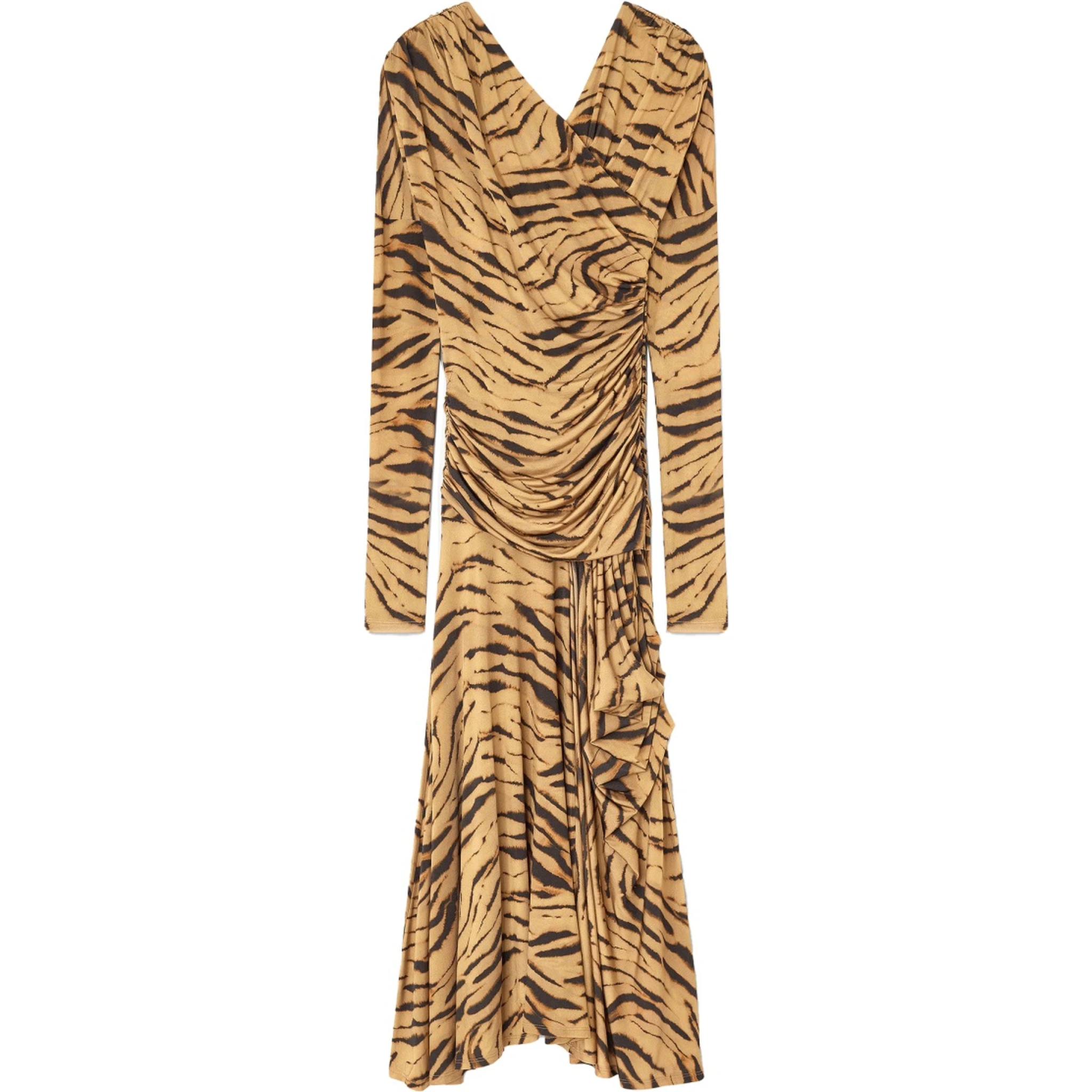 LONG DRESS WITH "ZEBRA" PRINT