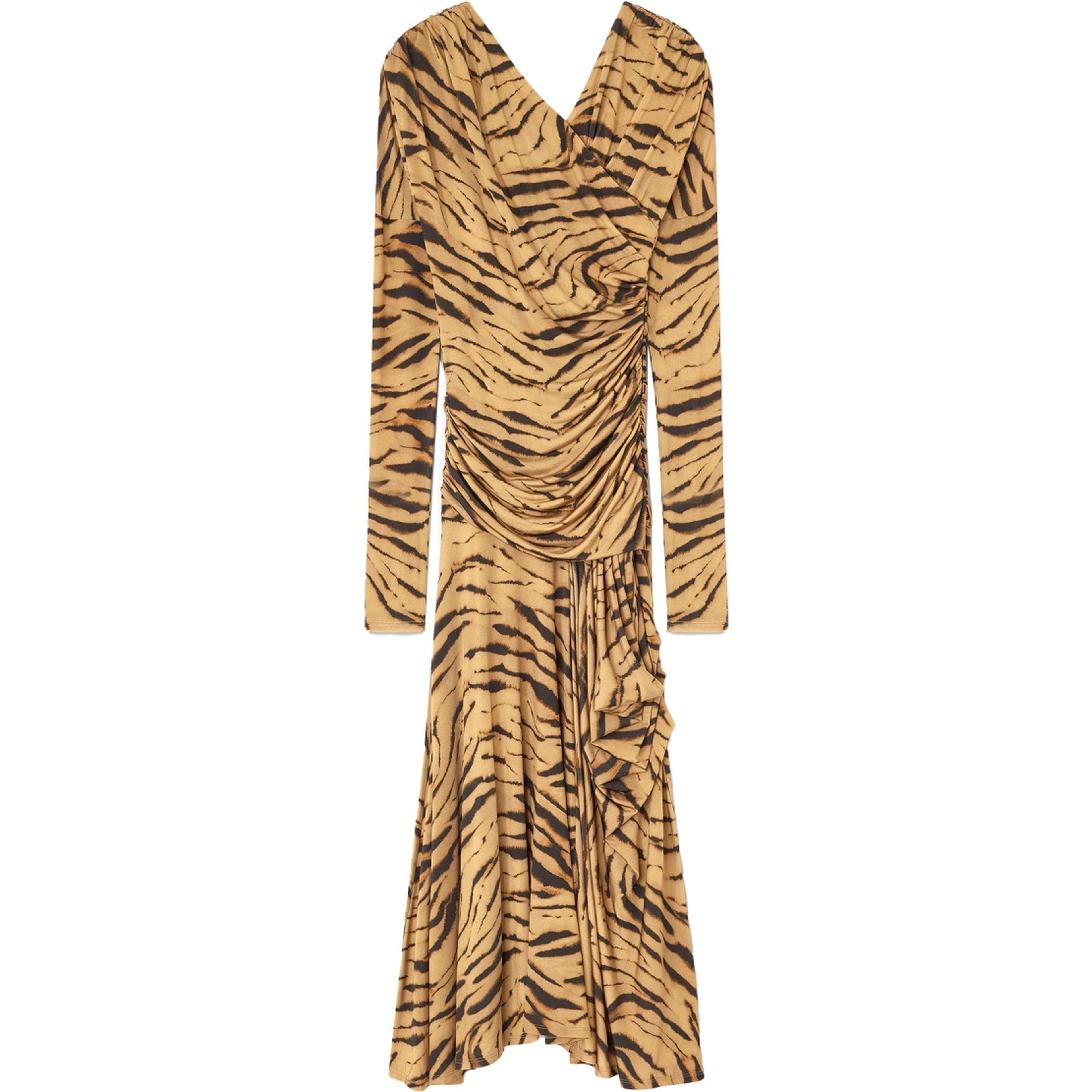 LONG DRESS WITH "ZEBRA" PRINT