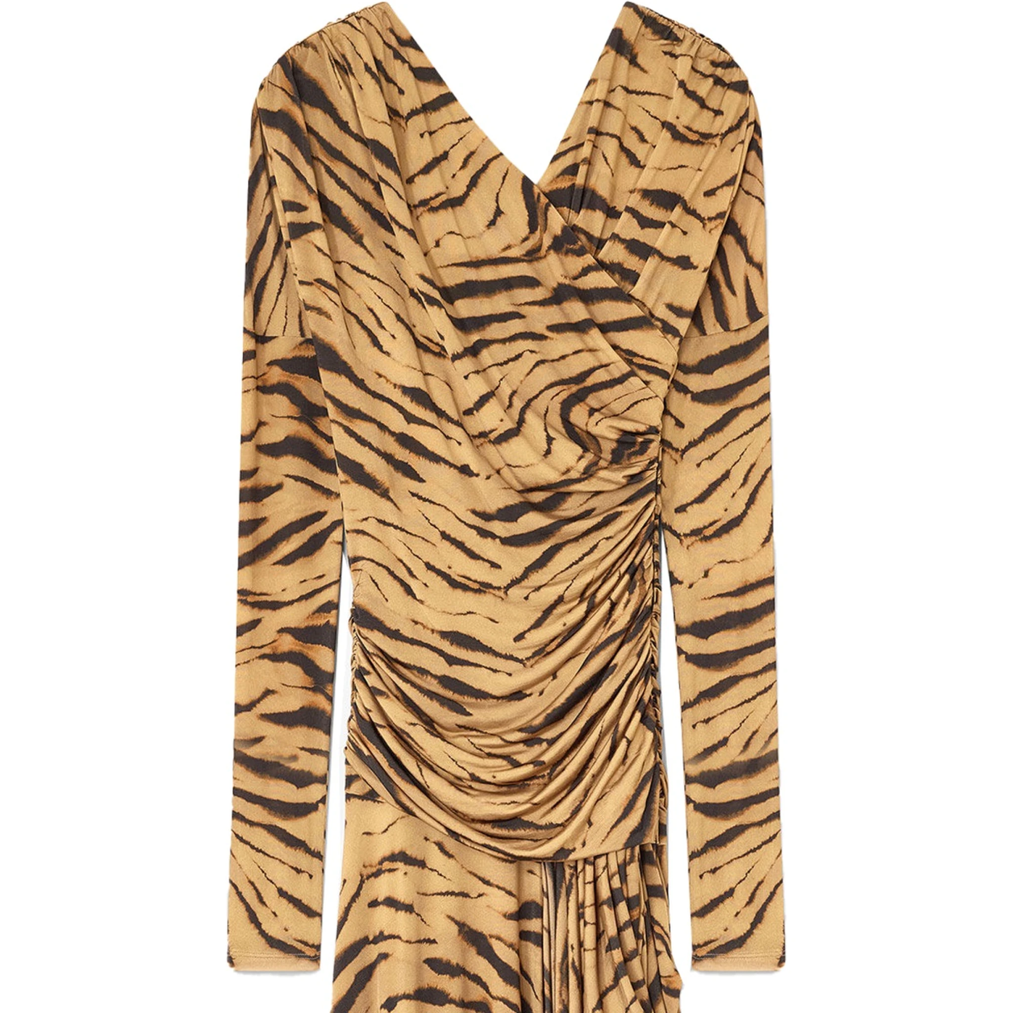 LONG DRESS WITH "ZEBRA" PRINT