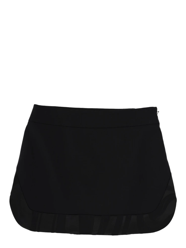 WOOL MINISKIRT